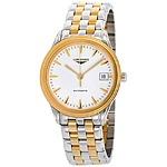 Longines Men's Flagship Automatic Watch White Dial Two Tone Bracelet $799 + Free Shipping