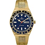 Timex Q Diver Quartz Stainless Steel Gold Tone Men's Watch w/ Blue Dial $66.50 + Free Shipping