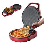 COMMERCIAL CHEF Countertop Pizza Maker, Indoor Electric Countertop Grill, Quesadilla Maker $47.78 + Free Shipping