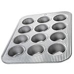 USA Pan Bakeware Muffin Pan, 12-Well, Aluminized Steel $13.63 + Free Shipping w/ Prime or on $35+