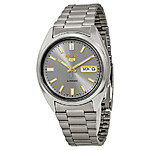 SEIKO 5 Men's Automatic Grey Dial Stainless Steel Watch $95