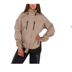 SJK Storm Guide Womens Walnut Hooded Rain Jacket (Small/Med only) $8.41 + Free S&amp;H w/ Walmart+ or $35+