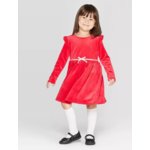 OshKosh B'gosh Toddler Girls' Long Sleeve Velour Dress (Red) $10 + Free store pickup at Target