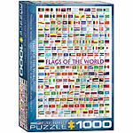 1000-Piece EuroGraphics Flags of The World Puzzle $16 + Free shipping w/ Prime or $25+