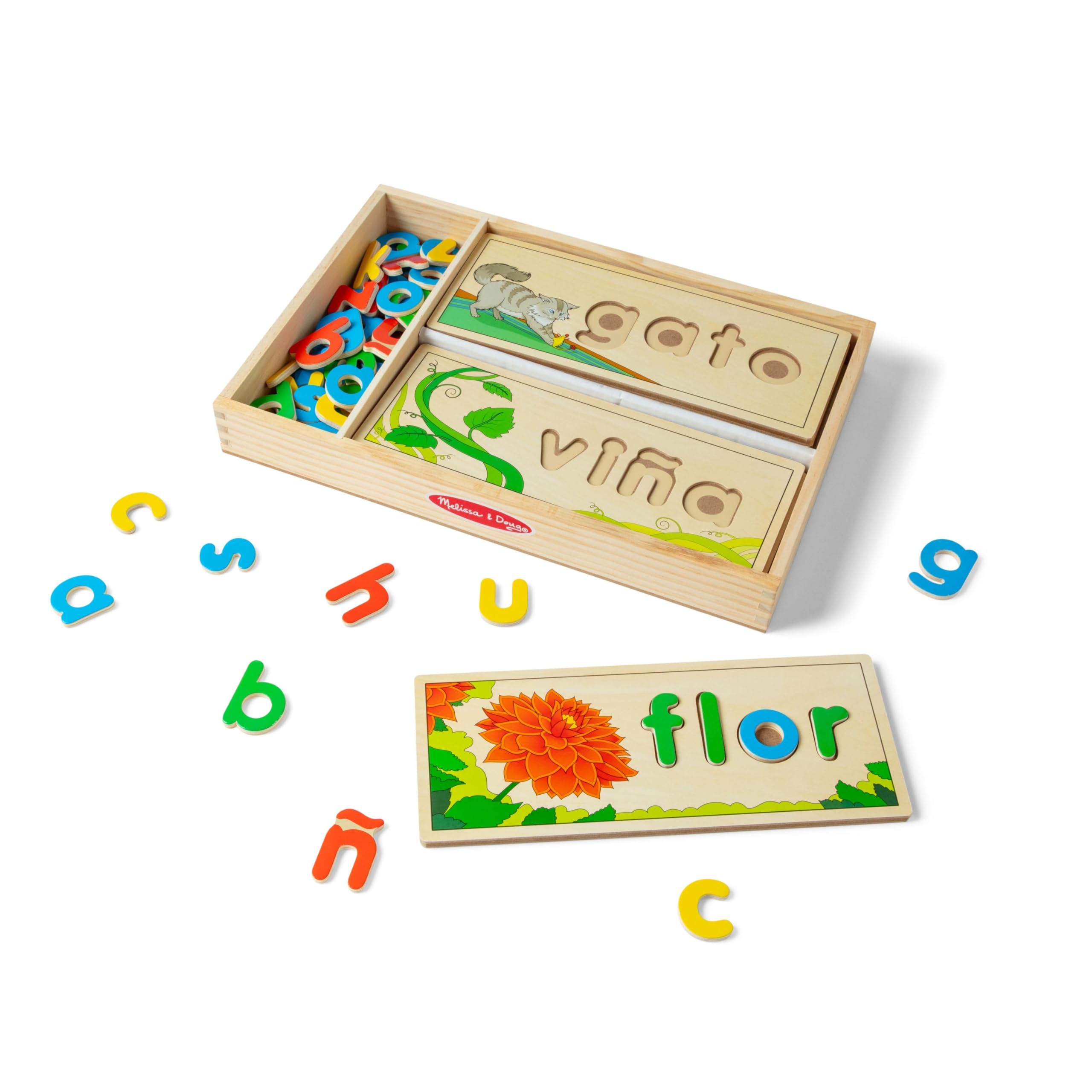 Melissa & Doug Spanish See & Spell Educational Language Learning Toy $7.75 + Free Shipping w/ Prime or on $35+
