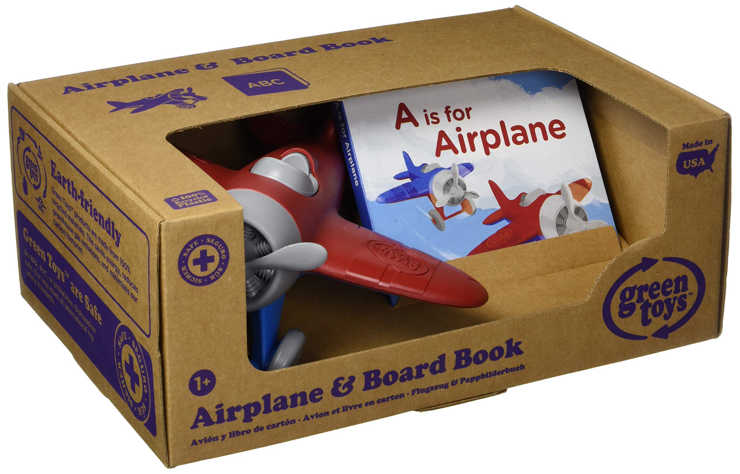 Green Toys Airplane & Board Book $8.49 + Free Shipping w/ Prime or on $35+