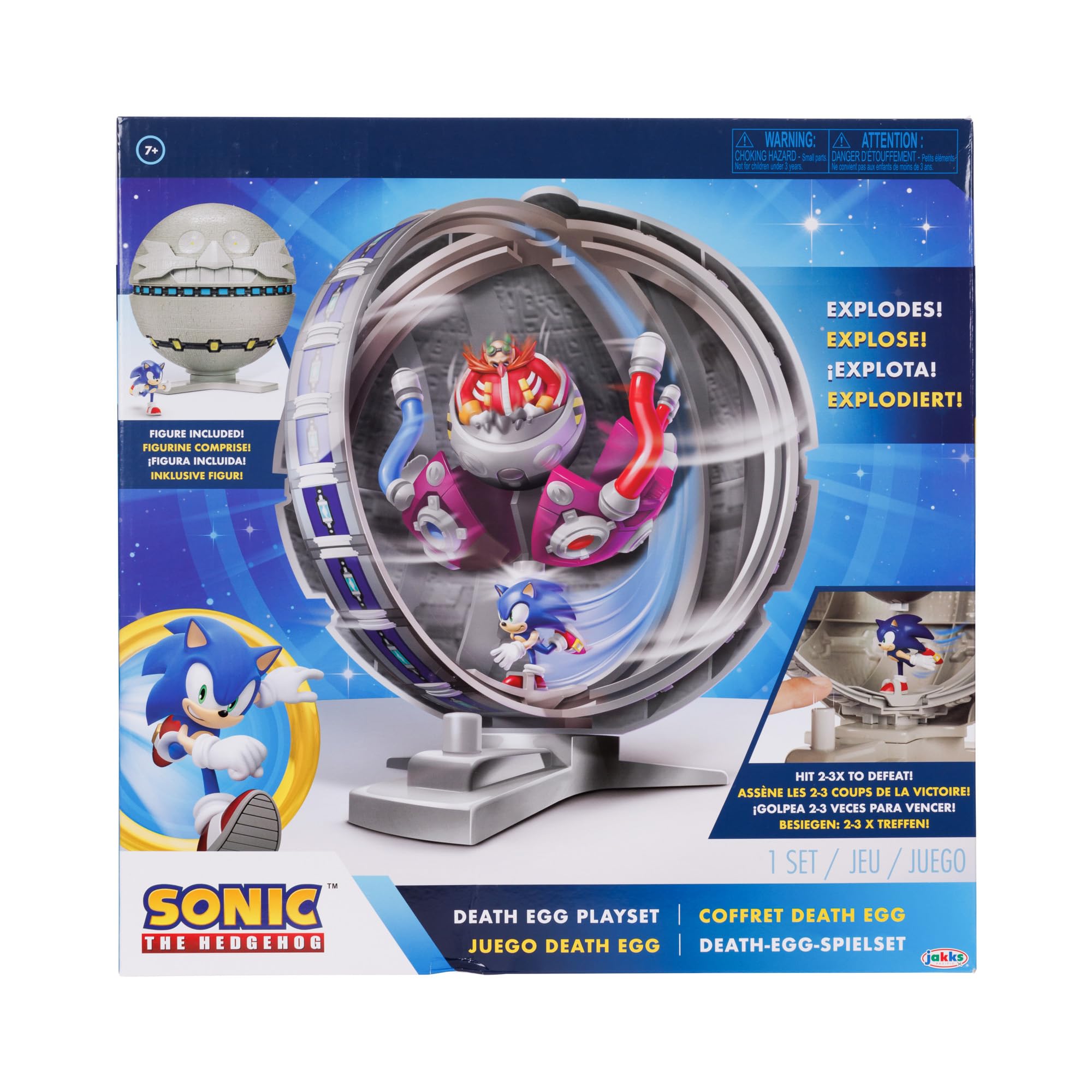 Sonic The Hedgehog 2.5" Action Figure Death Egg Playset with Sonic $11.98 + Free Shipping w/ Prime or on $35+