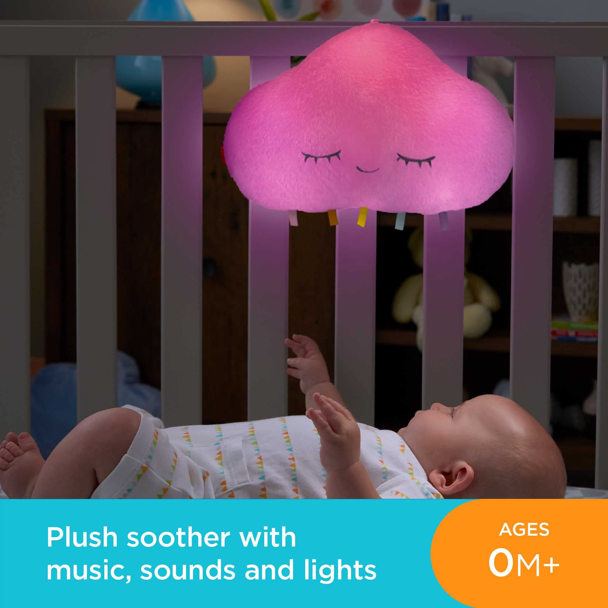 Fisher Price Baby Sound Machine Twinkle & Cuddle Cloud Soother Crib-Attach w/ Lights $18.98 + Free Shipping w/ Prime or on $35+
