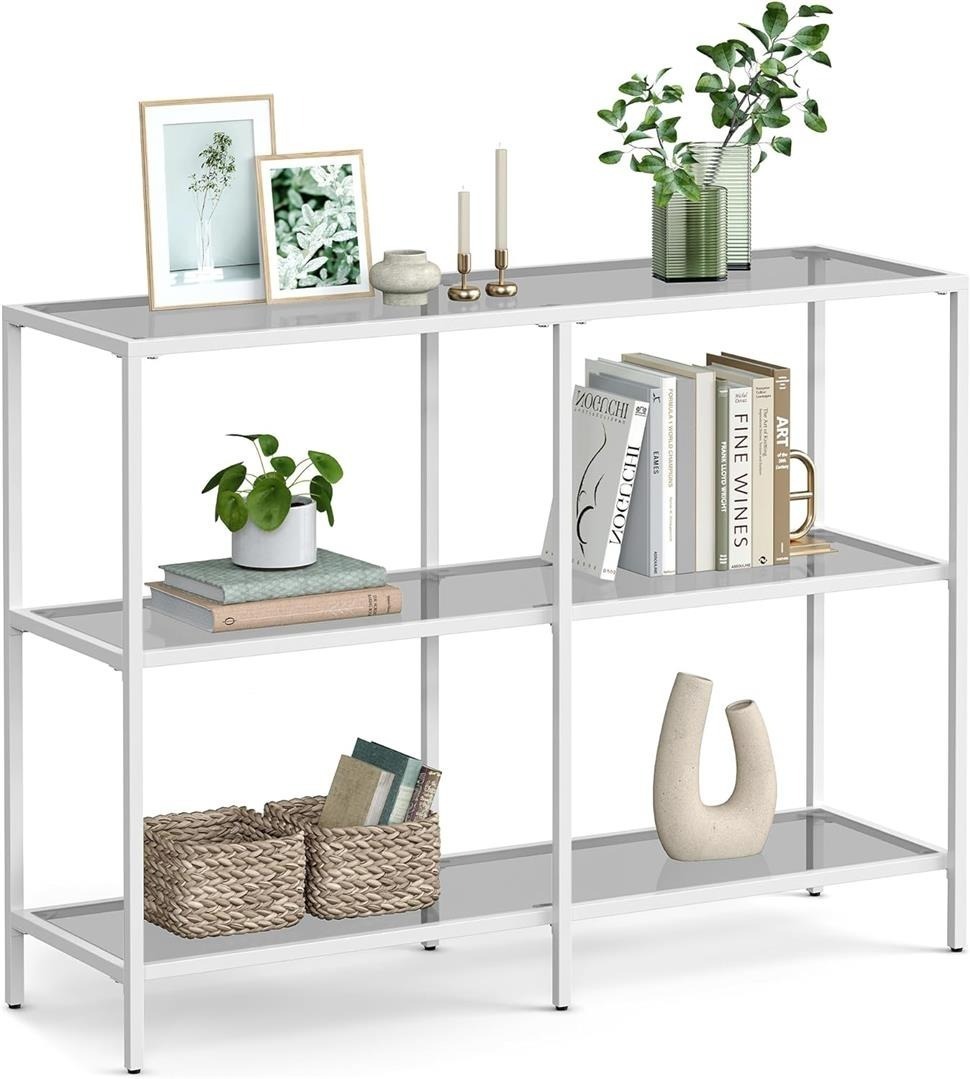 VASAGLE 39.4" Console Table with 3 Shelves (2 colors) $54 + Free Shipping w/ Prime
