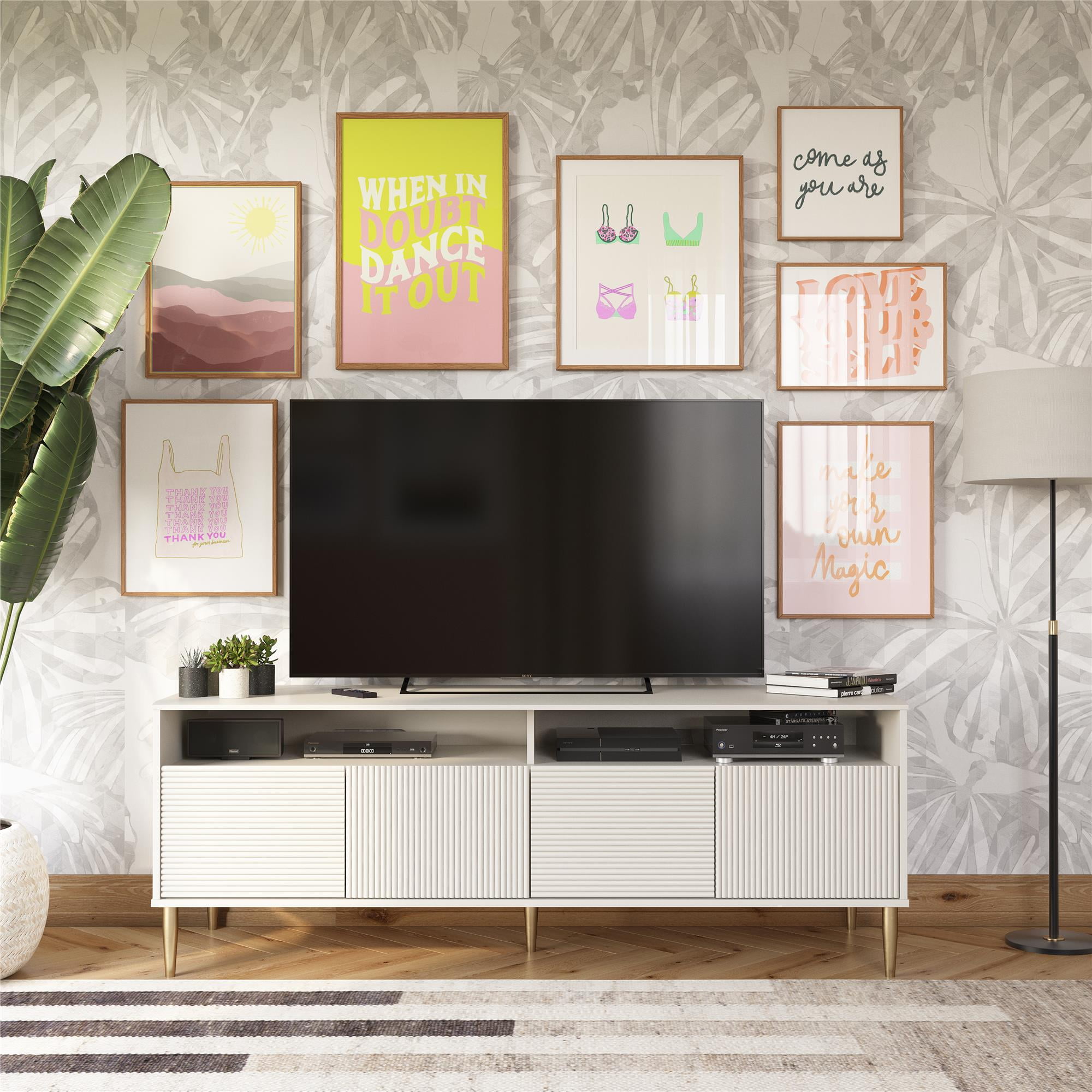 Mr. Kate Daphne TV Console (For flat screen TVs up to 65" Taupe) $124 + Free Shipping