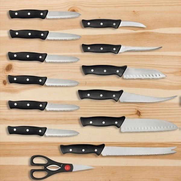 13-Piece Stainless Steel Knife Set $13 + Free Shipping