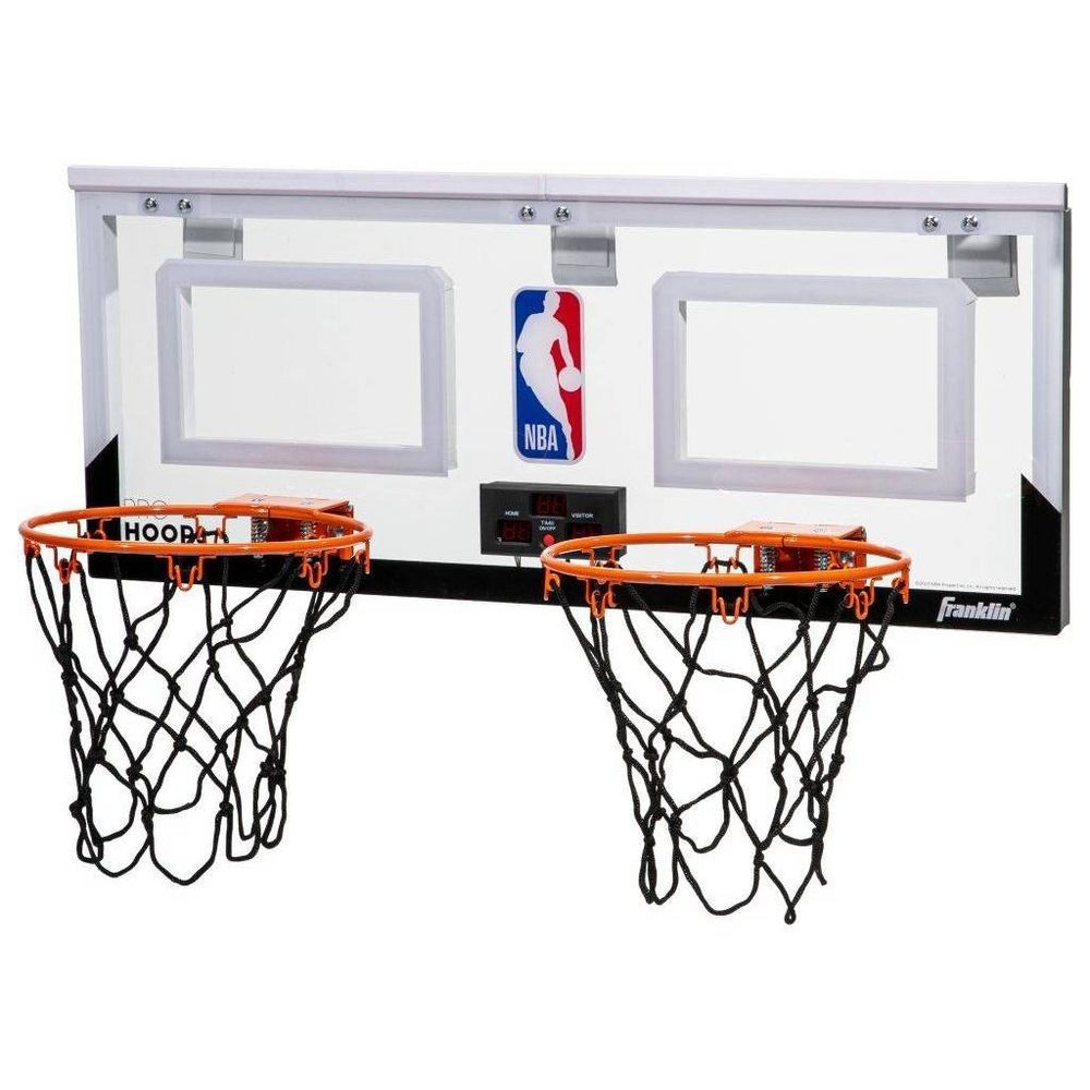 NBA Dual Shot Pro Hoops Over-the-Door Basketball Game w/ (2) 5" mini basketballs $24.99 + Free Shipping