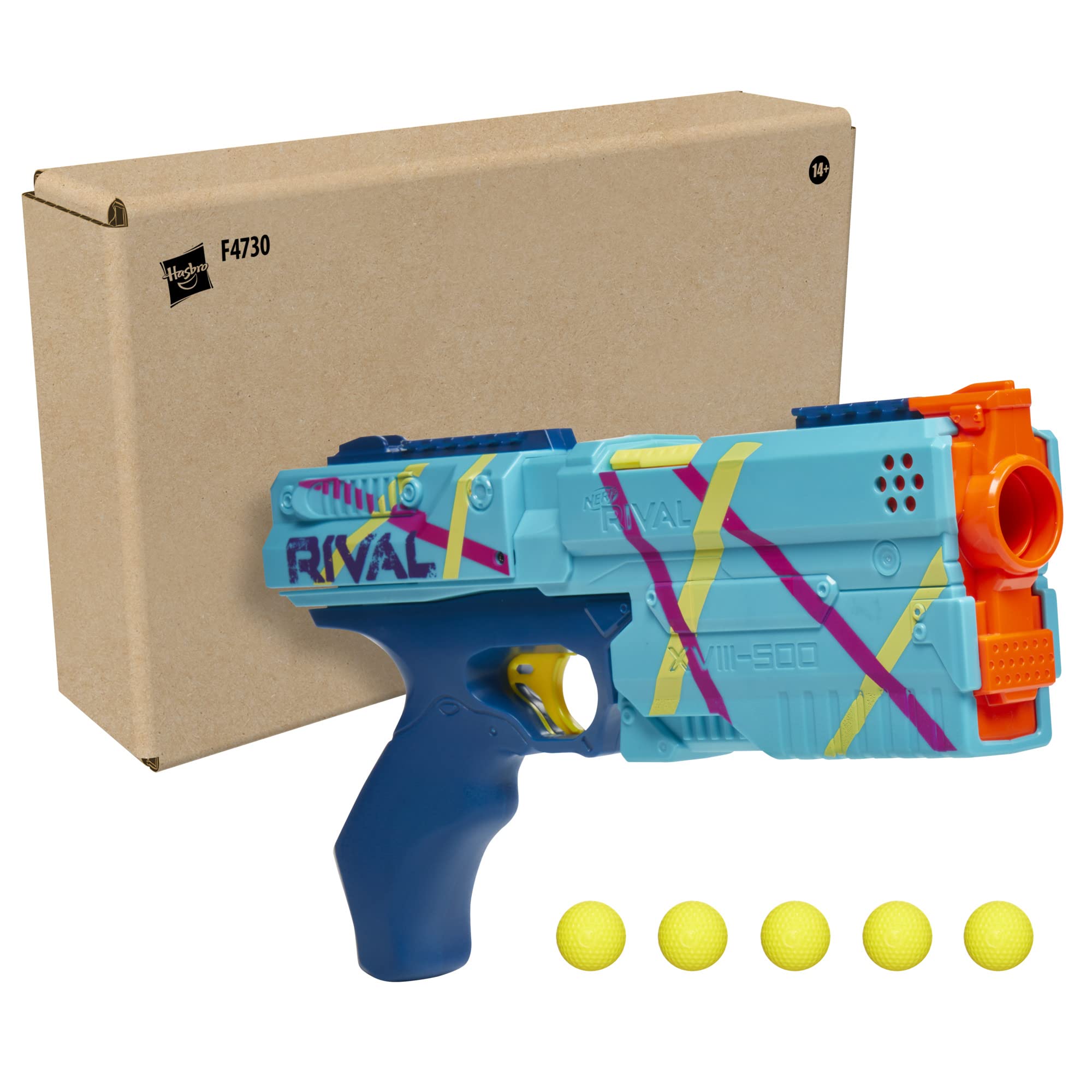 NERF Rival Kronos XVIII-500 Blaster, Breech-Load, 5 Rounds Included $7.97 + Free Shipping w/ Prime or on $35+