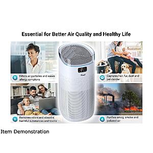 Rosewill true shop hepa air purifier