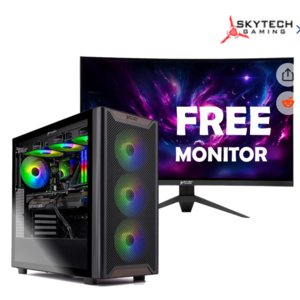 Skytech Chronos Gaming PC Desktop Ryzen 7 9700X RTX 5070 1TB SSD, 32GB RAM + 32" 165Hz 2K Gaming Monitor $1849.99 + Free Shipping