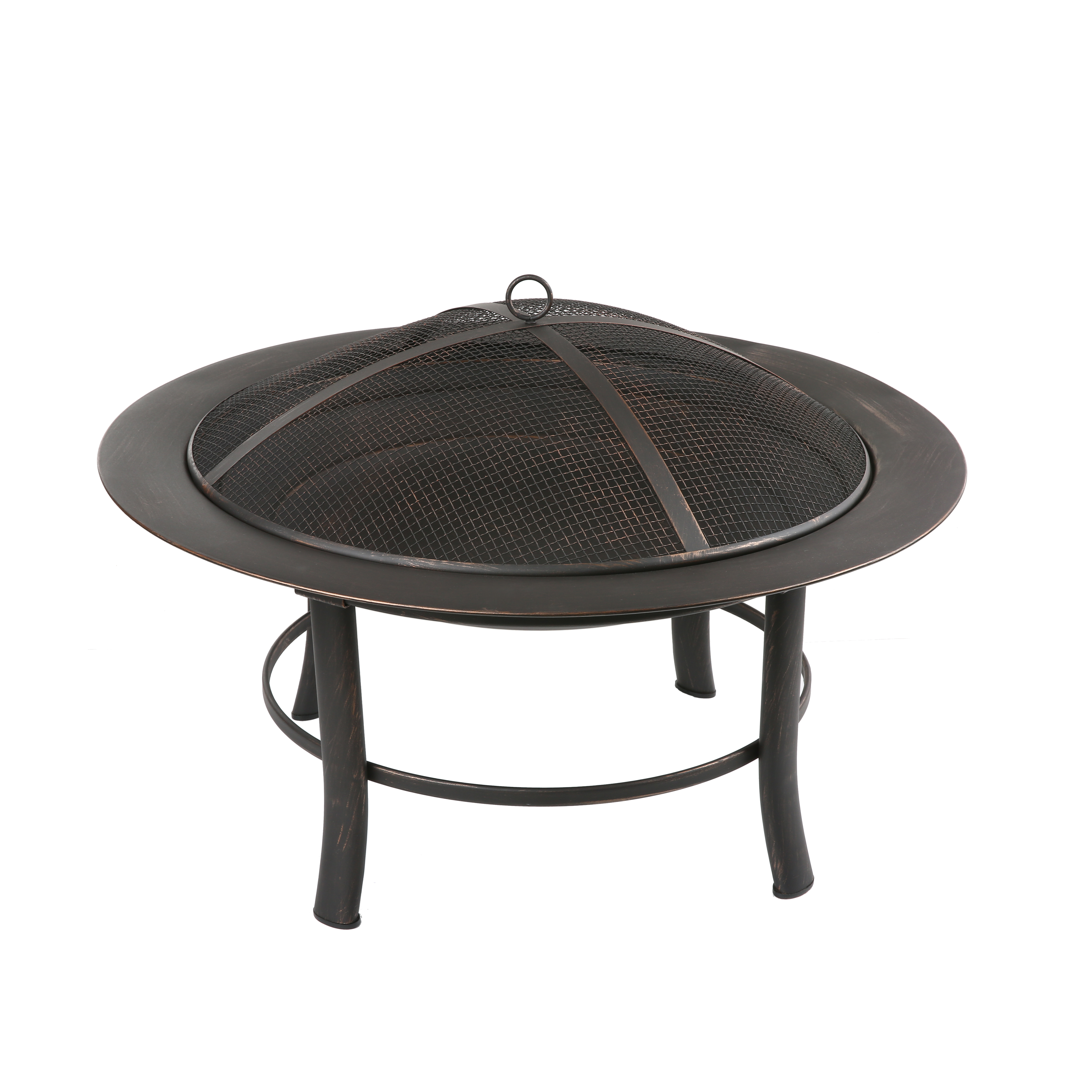 28 Mainstays Fire Pit With Pvc Cover And Spark Guard 35 Free