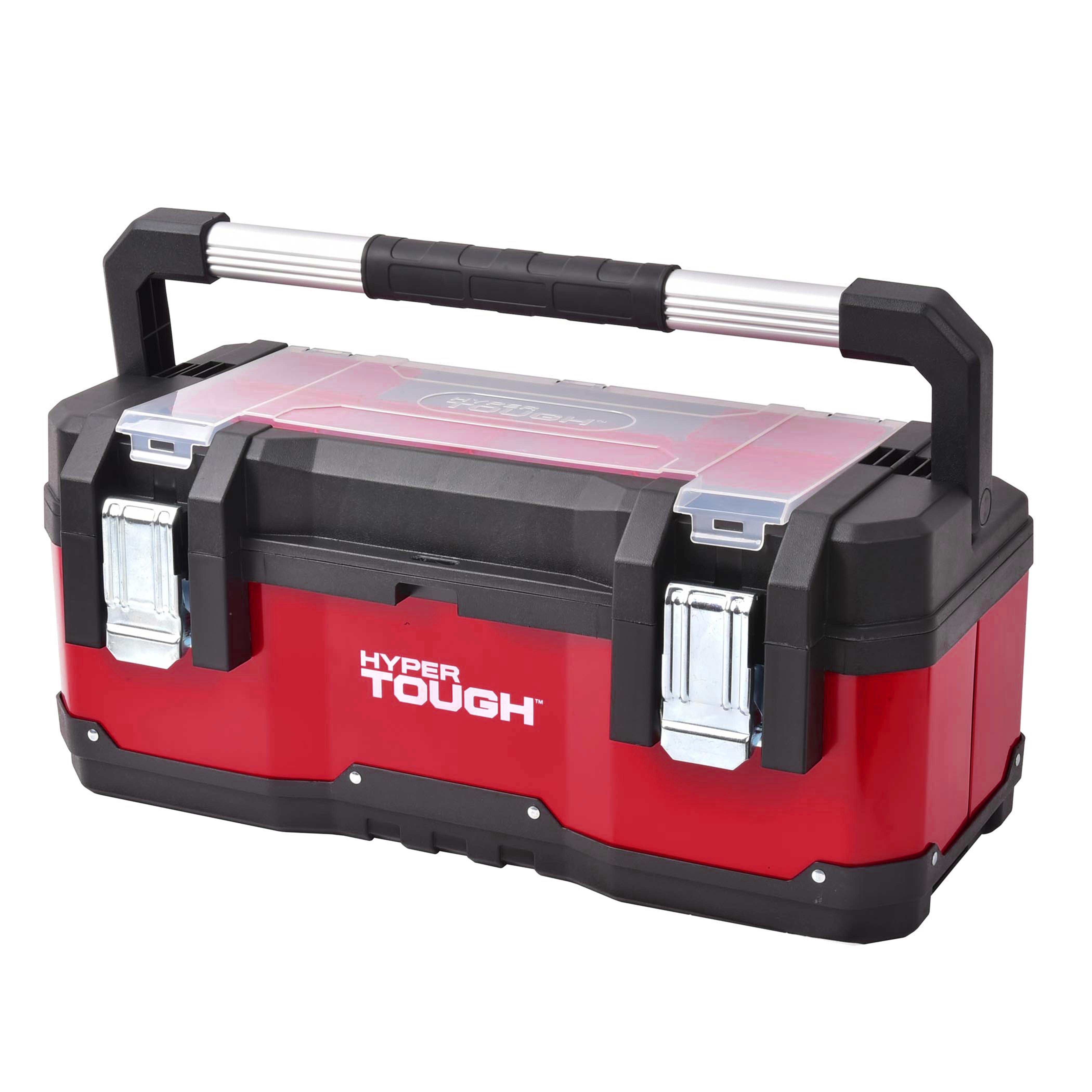 Hyper Tough 23 Portable Tool Box W Organizer Trays 25 Free