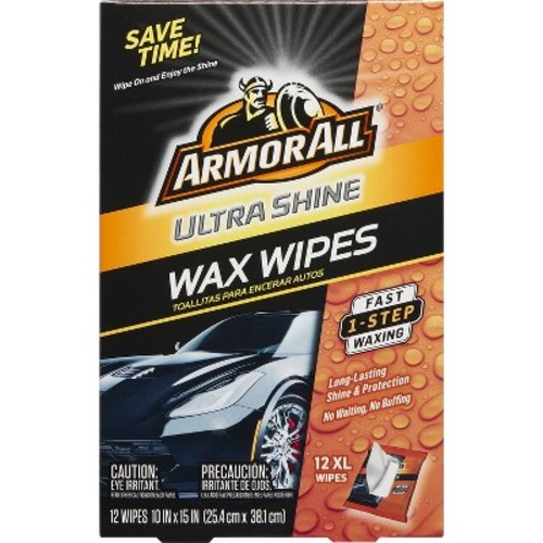 12-Count Armor All Ultra Shine Wax Wipes $2 + Free store pickup at Target