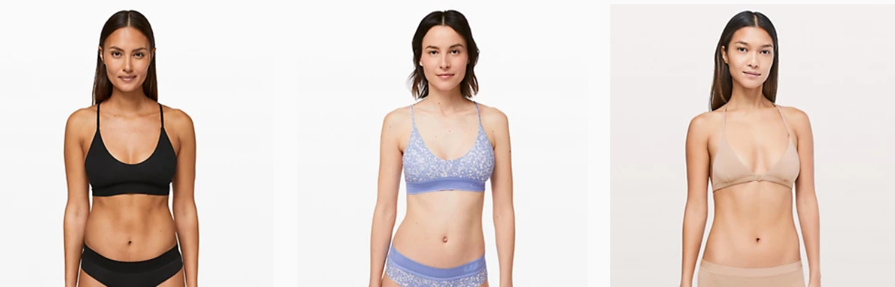 lululemon bra styles