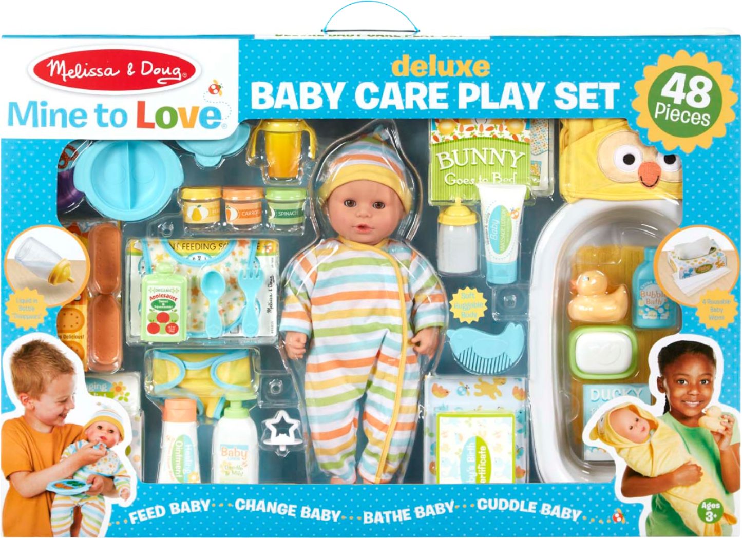 48-Piece Melissa & Doug - Mine to Love Deluxe Baby Care Play Set $51 + Free shipping