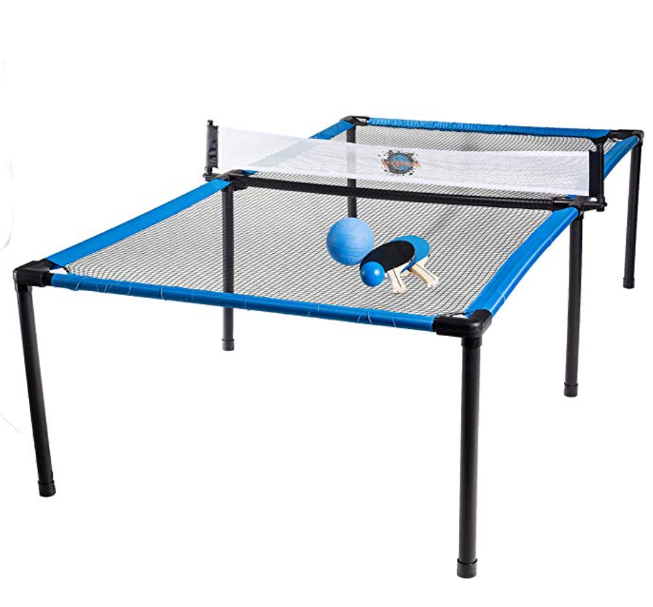 Franklin Sports Spyderpong Table Tennis Volleyball 4 Square Game