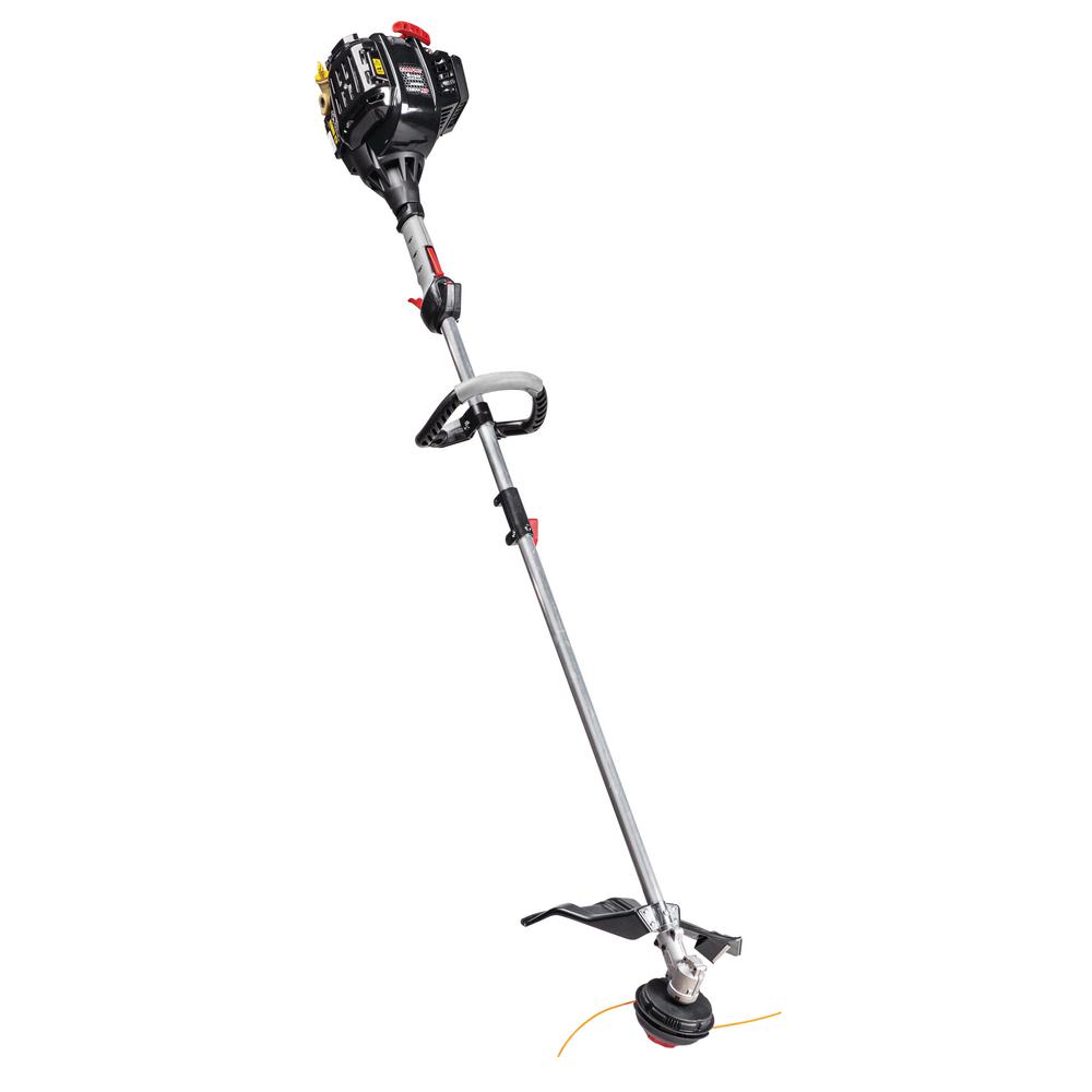 Troy-Bilt 32 cc 4-Cycle Straight Shaft Attachment Capable Gas Trimmer w/ JumpStart Capabilities $130 + Free shipping