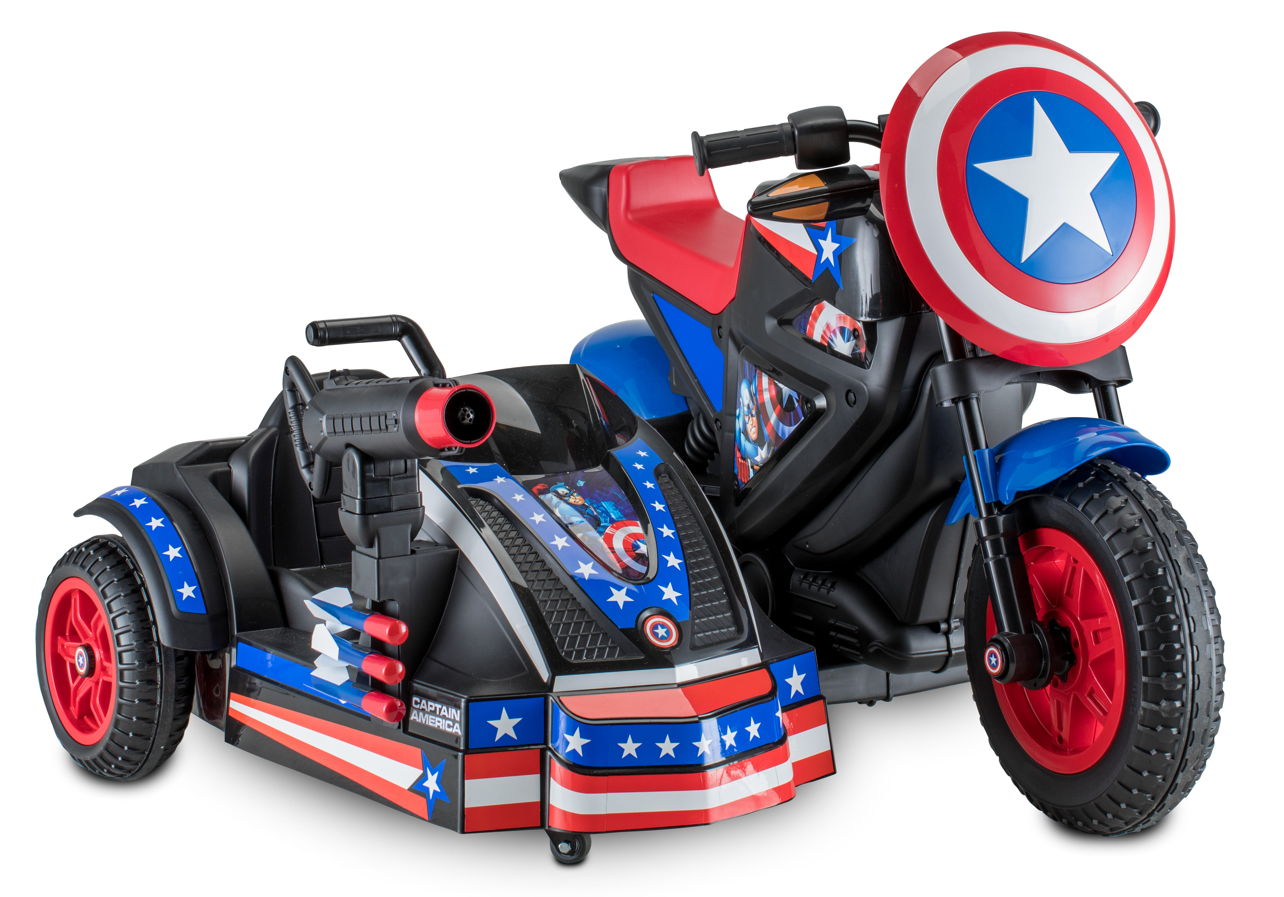 Avengers ride discount on car