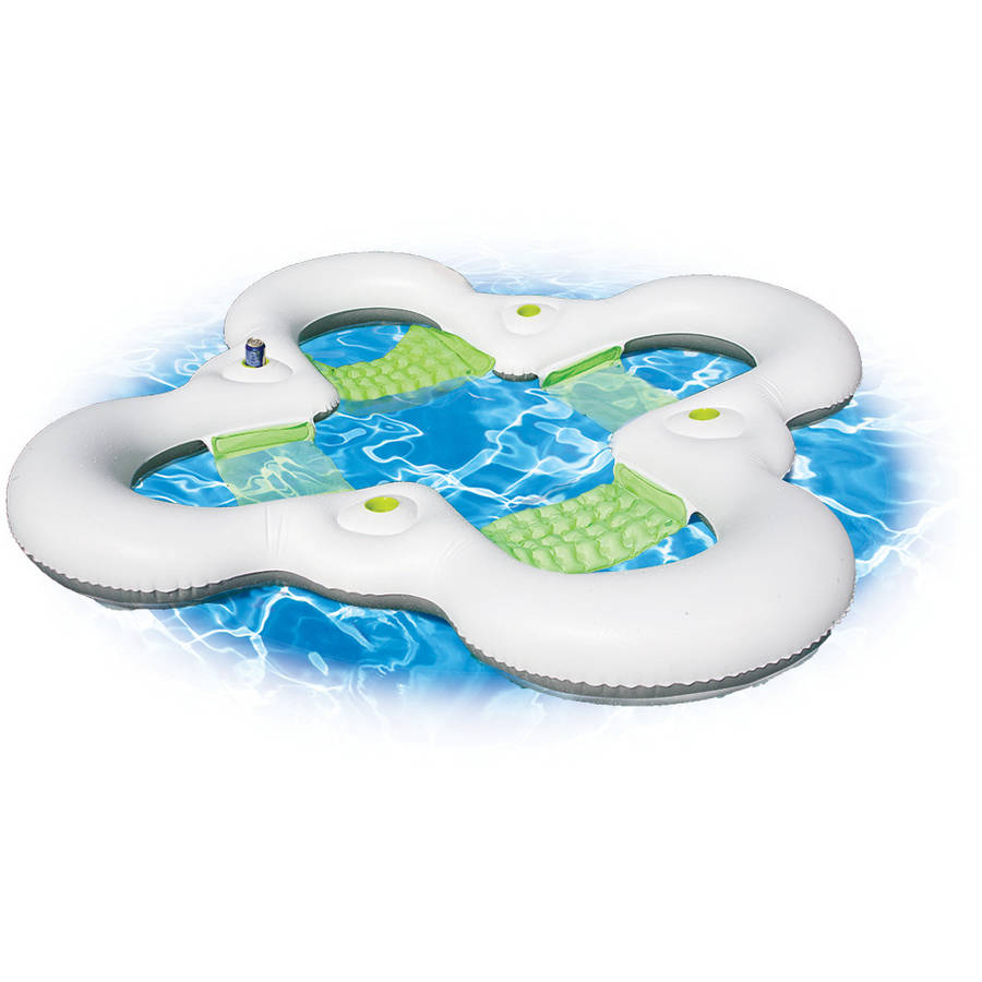 90" Floating Island Sport Family Lounge $37.89 or 80" Luxe Floating Water Island $20 + Free store pickup at Walmart
