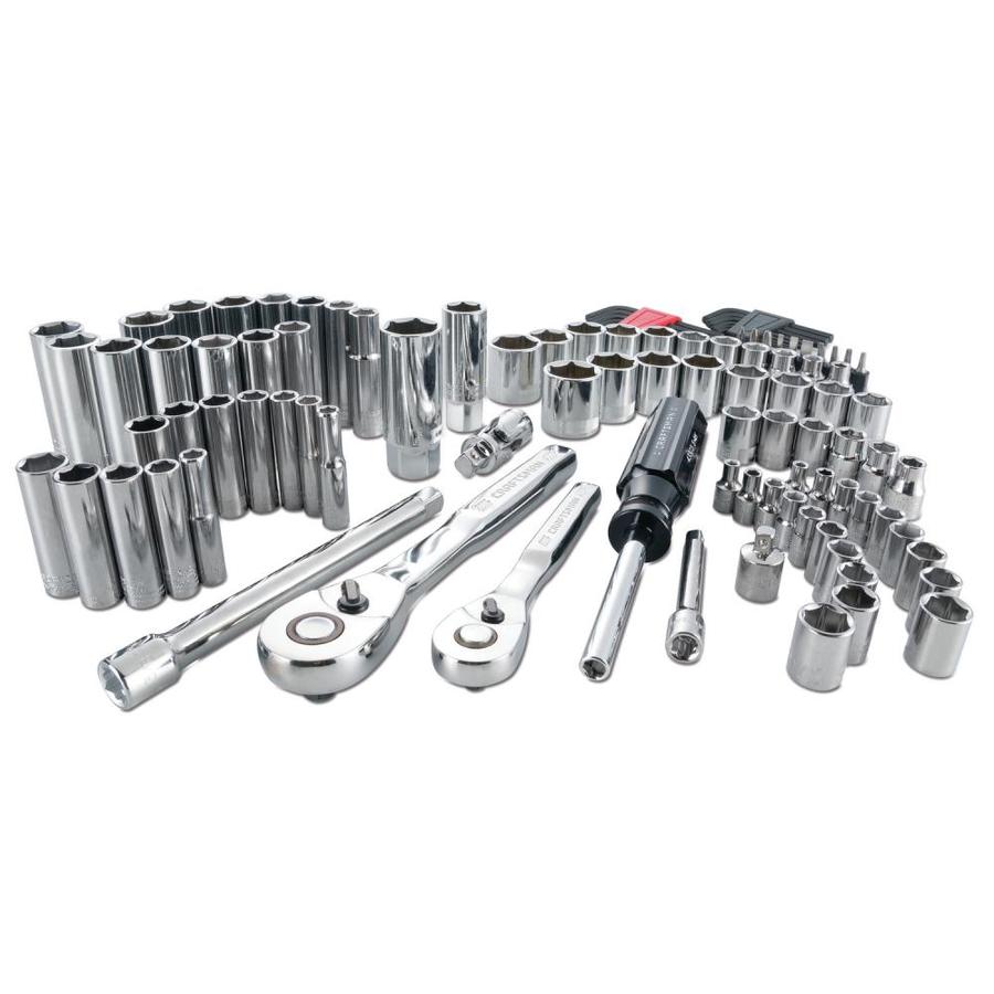 105-Piece Craftsman Standard (SAE) and Metric Polished Chrome Mechanics Tool Set $60 + Free shipping