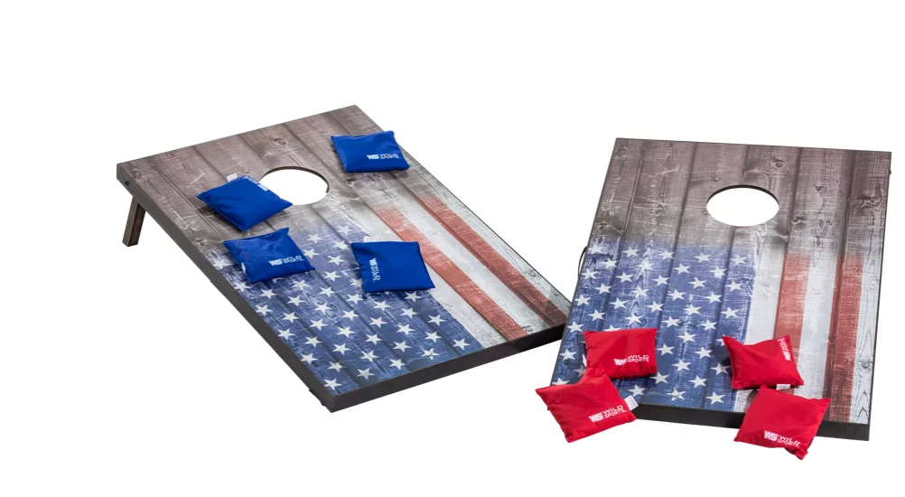 Wild Sports Stars & Stripes Tailgate Cornhole Toss Boards + 8 bean bags $30 + Free store pickup at Bass Pro Shops / Cabela's