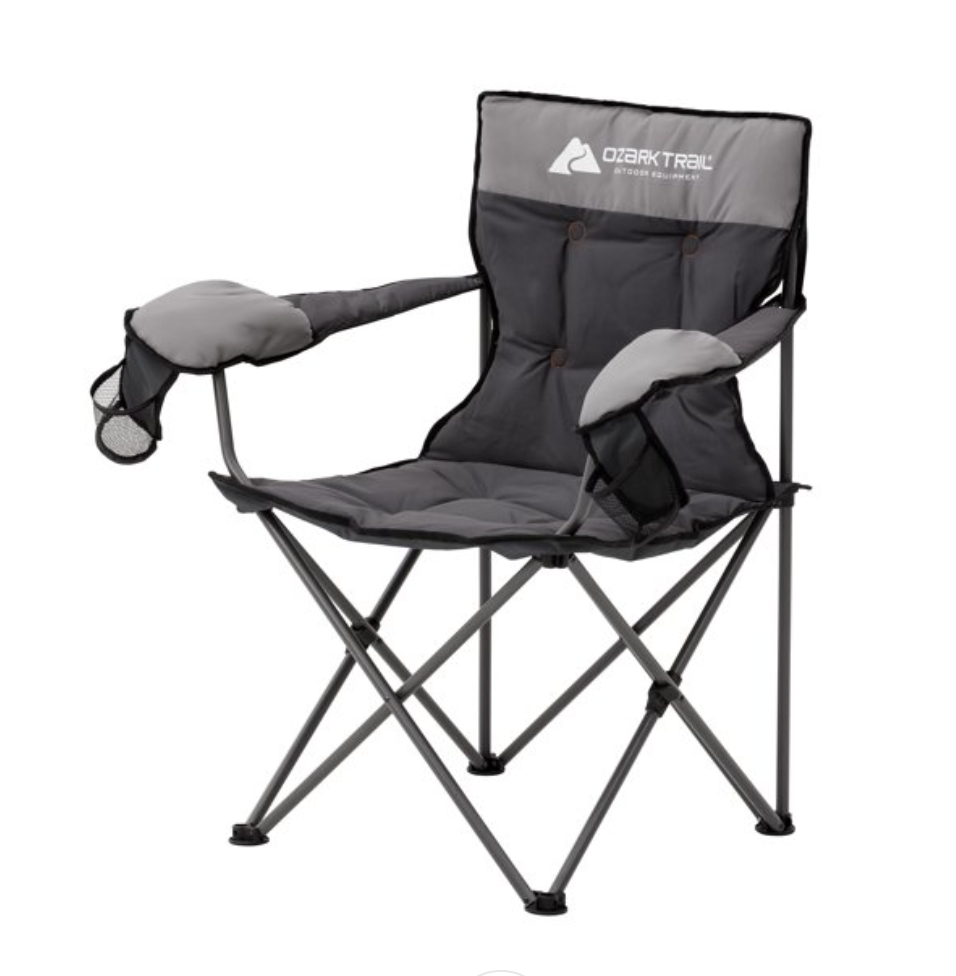 Ozark Trail Hazel Creek Cold Weather Folding Camp Chair with Mittens $24 + Free shipping on $35+
