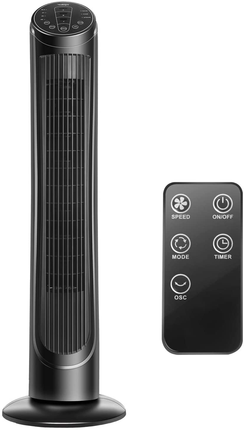 40 Oscillating Tower Fan With Remote Control 49 71 Free Shipping