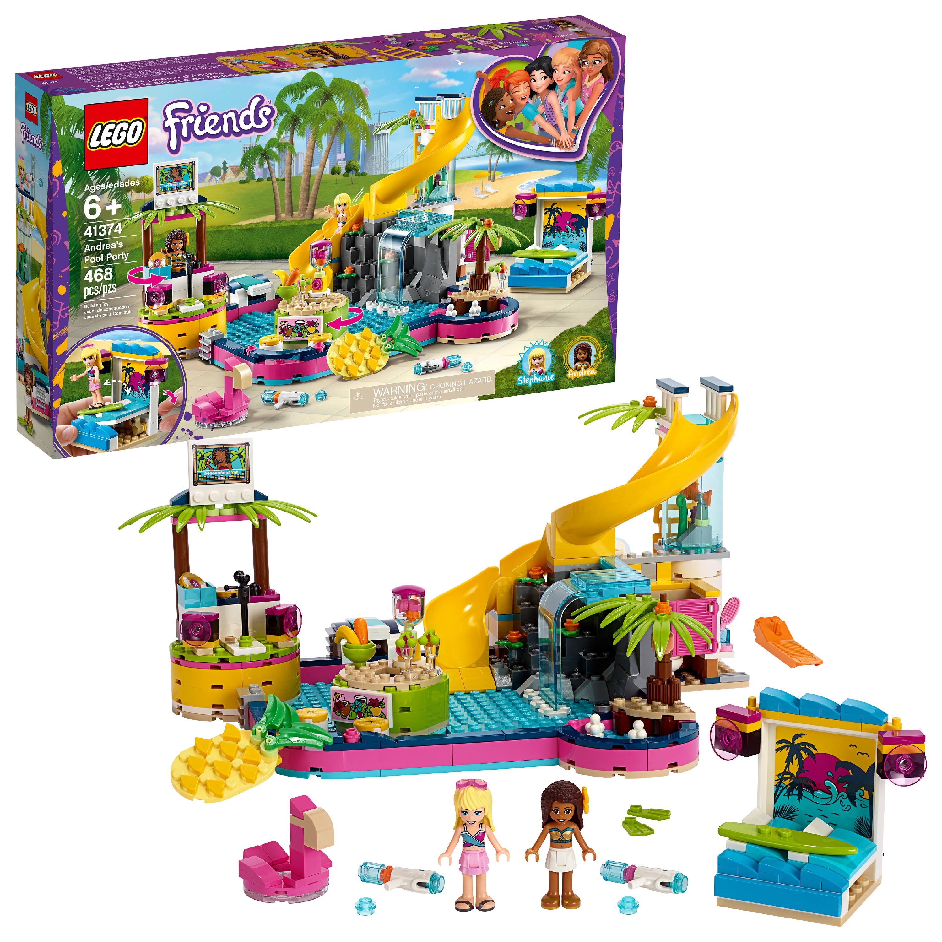 462-PC LEGO Friends Andrea's Pool Party 41374  Building Set $35 + Free store pickup