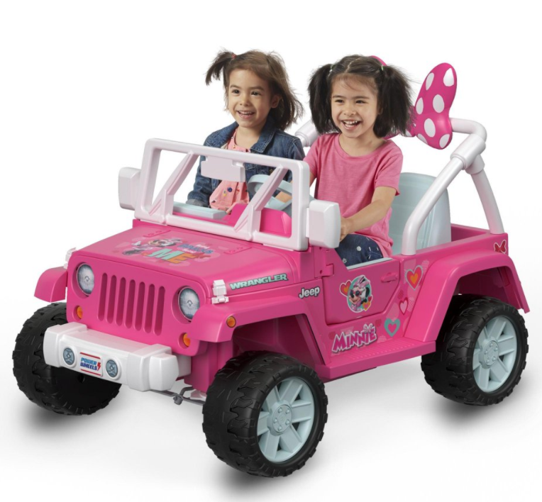 Power Wheels Disney Minnie Mouse Happy Helpers Jeep Wrangler Ride-On $199 + Free shipping