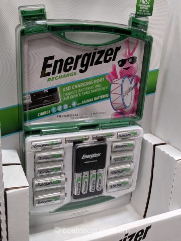 Costco B&M- Energizer Recharge Battery Kit $19.99