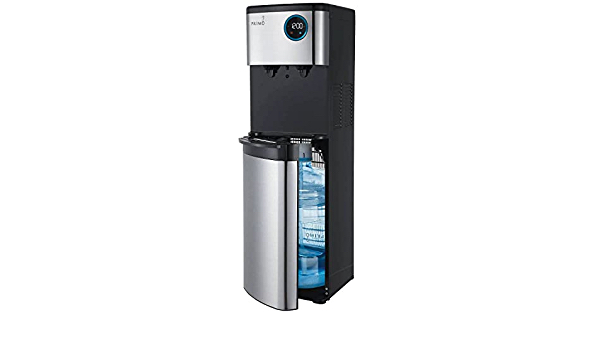 Primo Smart Touch 2.0 Bottom Loading Water Dispenser - 2 Temp (Hot/Cold) Water Cooler Water Dispenser for 5 Gallon Bottle, Black and Stainless Steel, Touch Controls - $159.99