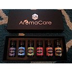 EA AromaCare - Aromatherapy Essential Oils Gift Set, Therapeutic Grade,100% Pure, (Lavender, Peppermint, Lemongrass, TeaTree, Eucalyptus, Bergamot)Regular 49.99 on sale $25.95