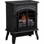 Quality Craft Antique Electric Stove Heater, Matte Black for $69.00