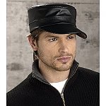 Excelled  Leather Miltary Style Cap for $69.99 + FS