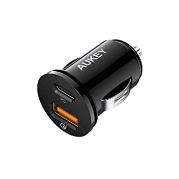 AUKEY 21W Car Charger with Power Delivery 3.0 - Amazon Lightning Deal $9.34