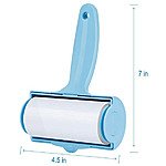 Pet Hair Remover Rollers with 3 Refills, 240 Sheets $6.95
