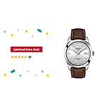 Limited-time deal: Tissot mens Gentleman Stainless Steel Dress Watch Brown T1274071603100 - $345