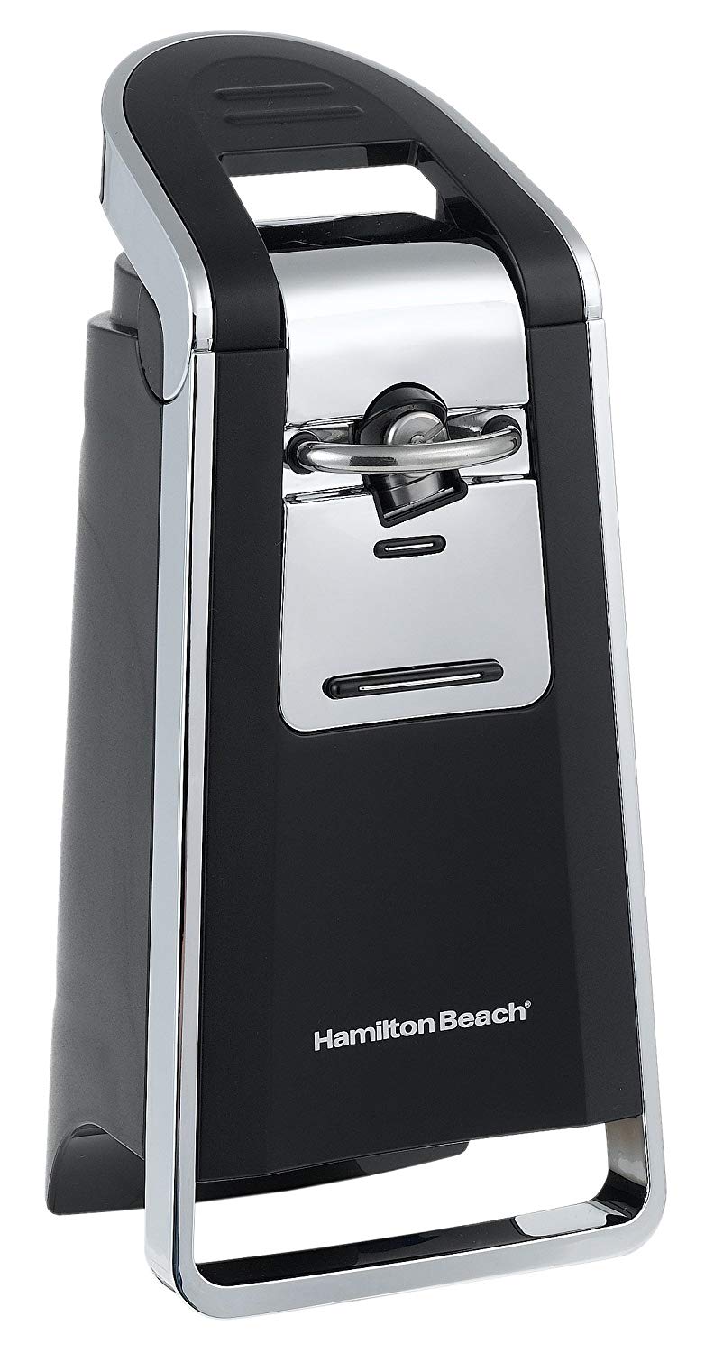 New Free Shipping Hamilton Beach Smooth Touch Can Opener Black and Chrome 