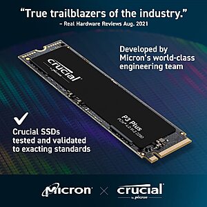 Promo Crucial P3 : Avec 47% de réduction, ce SSD NVMe de 4 To est
