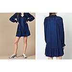 Sandro-Paris: Short Dress With Little Ruffles （FLASH SALE Up to 80% Off Through Sunday, May 3rd) $79