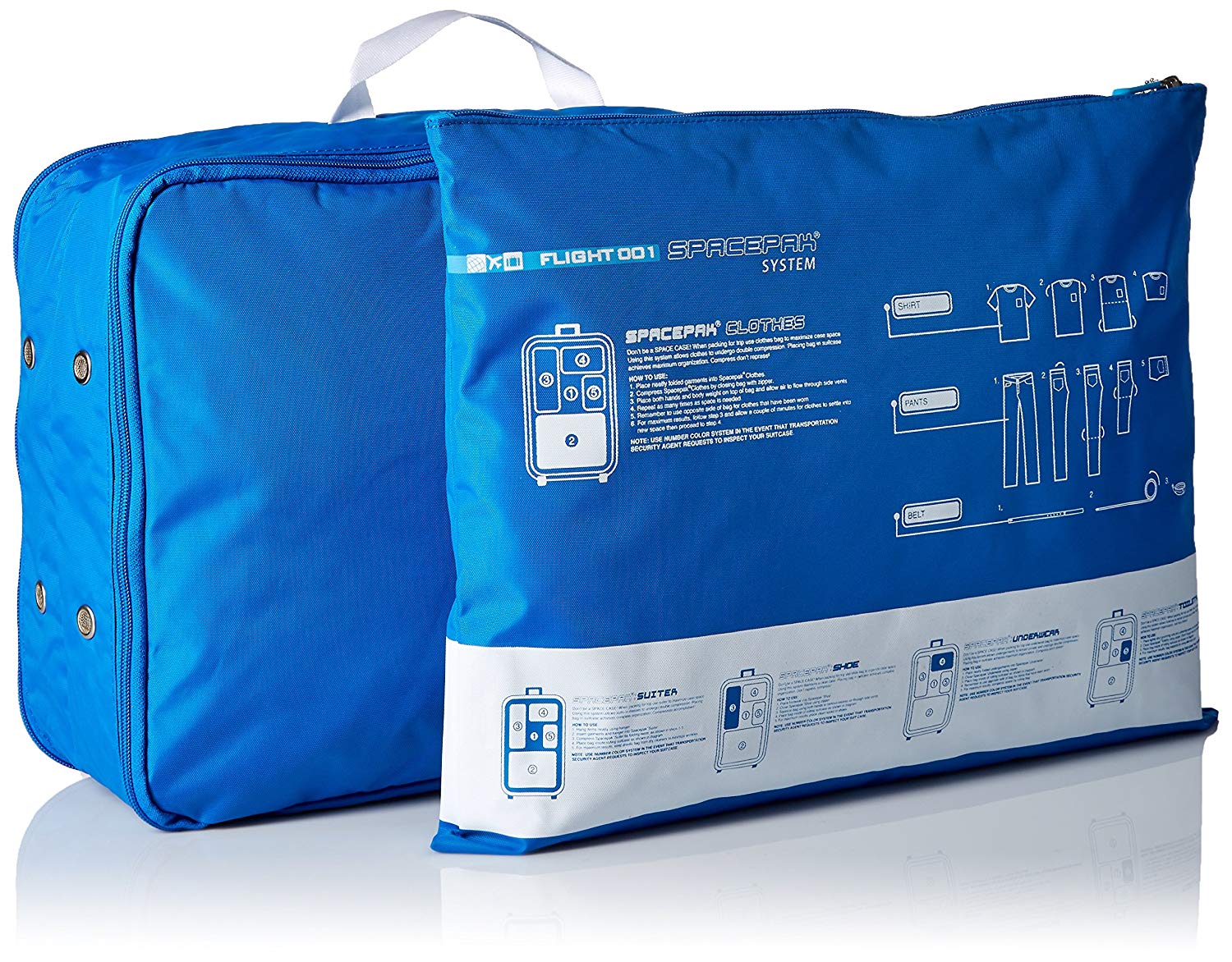 Flight 001 Spacepak Clothes Packing Cube - Blue - $27 via Amazon