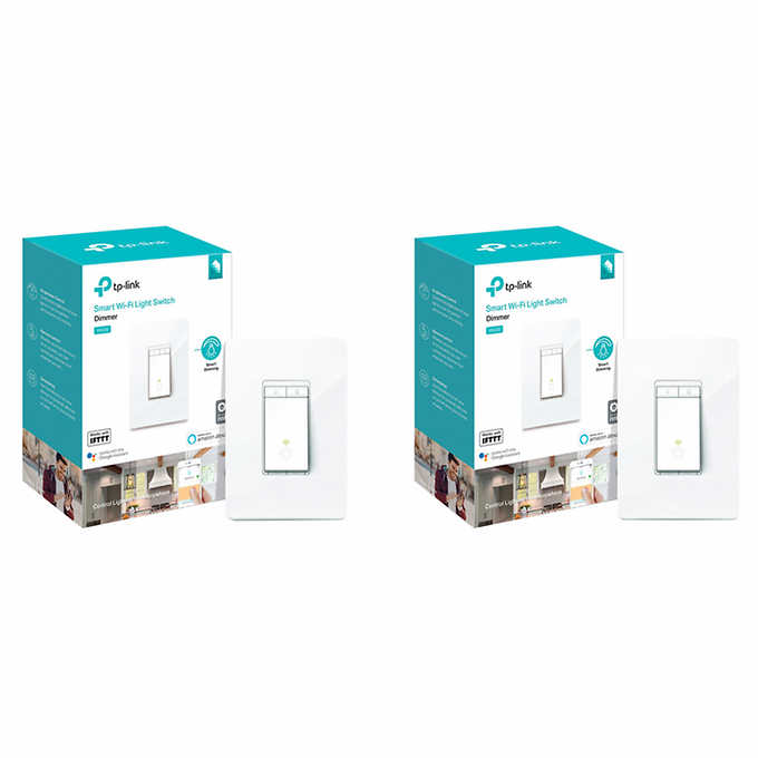 TP Link Smart Dimmer Switch, 2-pack $49.99