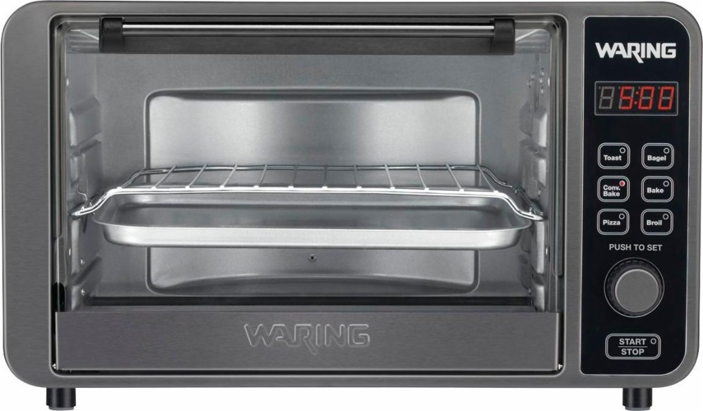 Waring Pro Toaster Oven Black Stainless Steel Slickdeals Net