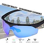Magnetic Sunglasses Polarized Sports Sunglasses With Interchangeable Lens for Cycling, Running, Baseball, Fishing $13.5