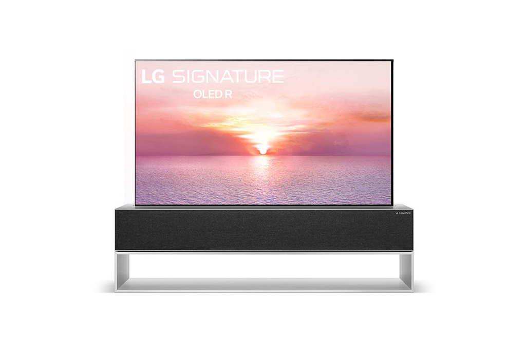 LG  LG SIGNATURE OLED R 65'' Class Rollable 4K Smart TV w/ AI ThinQ® (64.5'' Diag) (OLED65R1PUA) | LG USA - $100000